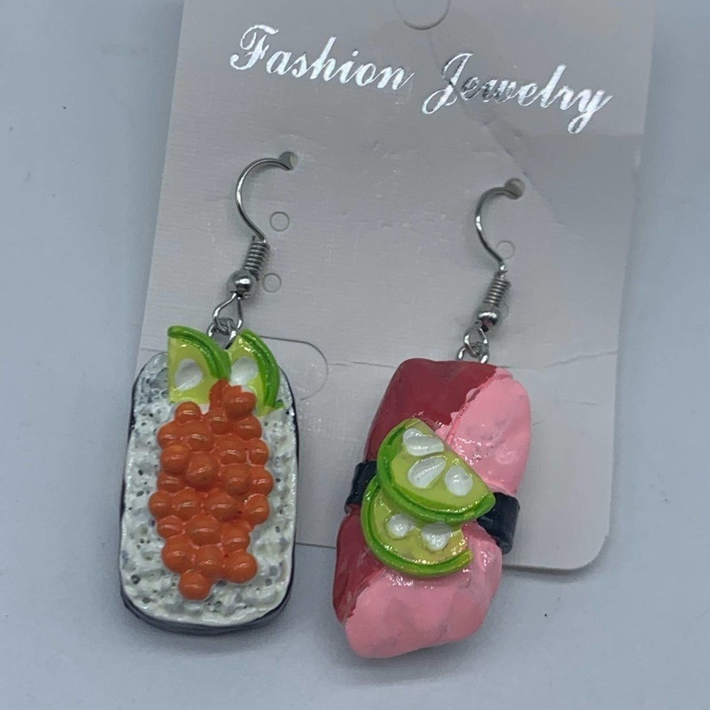 NEW sushi and fish egg earrings - Picture 12 of 16